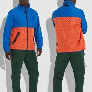 NWT Coach Men's Colorblock Core Windbreaker Jacket - Size: 46